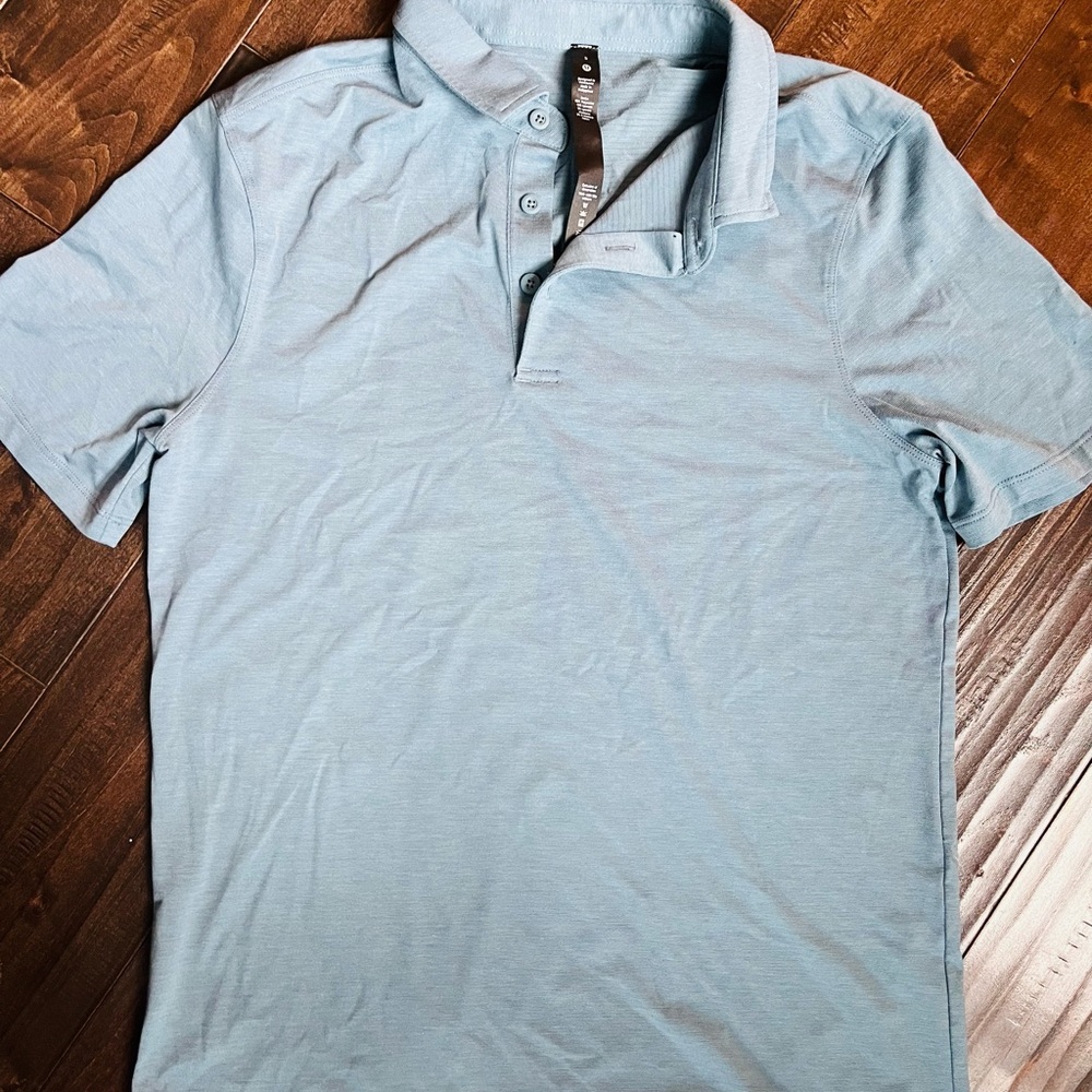 lululemon athletica Sky Blue Polo Shirt